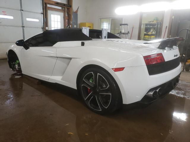 ZHWGU6BZ5DLA13567 - 2013 LAMBORGHINI GALLARDO SPYDER WHITE photo 3