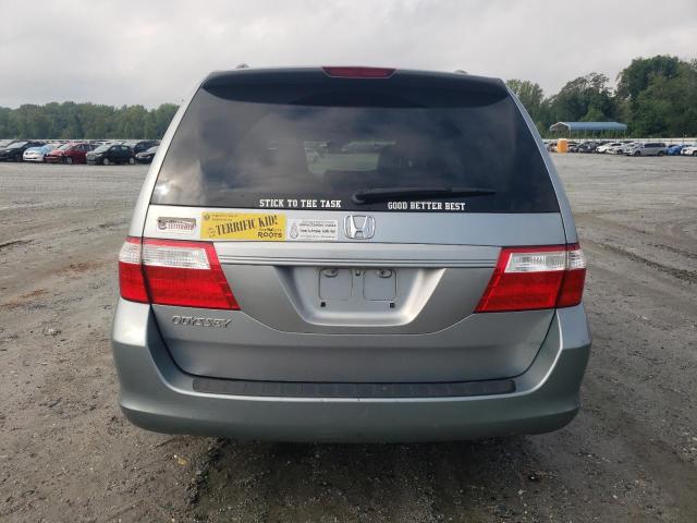 5FNRL38636B072989 - 2006 HONDA ODYSSEY EXL GRAY photo 6