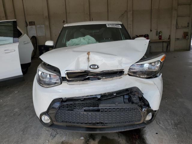 KNDJP3A54G7277022 - 2016 KIA SOUL + WHITE photo 5