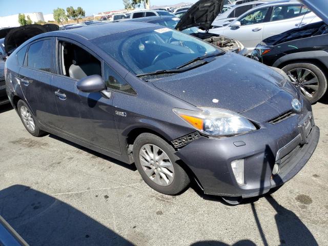 JTDKN3DP9C3008197 - 2012 TOYOTA PRIUS PLUG GRAY photo 4