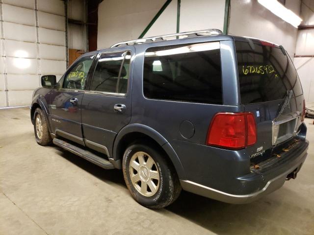 5LMFU28R74LJ07413 - 2004 LINCOLN NAVIGATOR BLUE photo 3