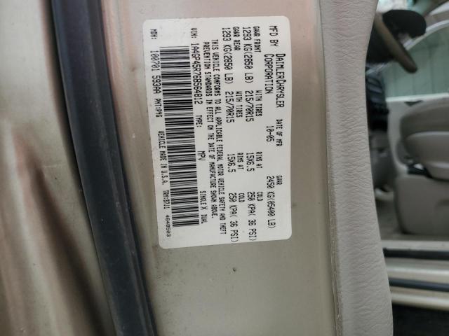 1A4GP45R76B564812 - 2006 CHRYSLER TOWN & COU ბეჟი ფოტო 14