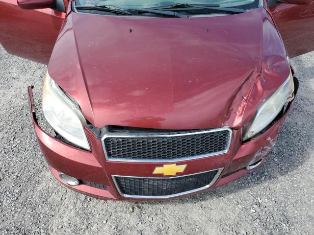 3G1TC6DG8BL106242 - 2011 CHEVROLET AVEO LT RED photo 11