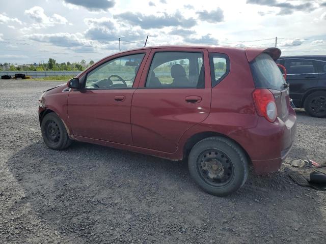 3G1TC6DG8BL106242 - 2011 CHEVROLET AVEO LT RED photo 2