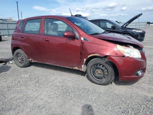 3G1TC6DG8BL106242 - 2011 CHEVROLET AVEO LT RED photo 4