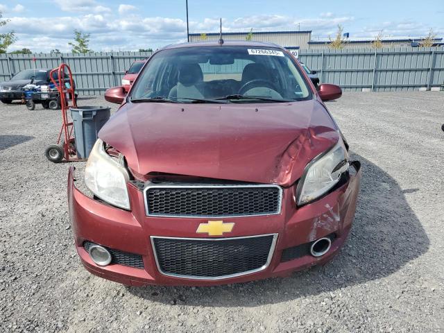 3G1TC6DG8BL106242 - 2011 CHEVROLET AVEO LT RED photo 5