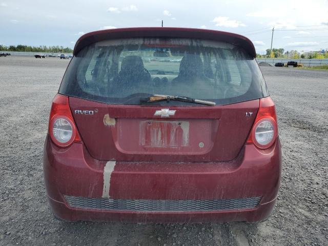 3G1TC6DG8BL106242 - 2011 CHEVROLET AVEO LT RED photo 6