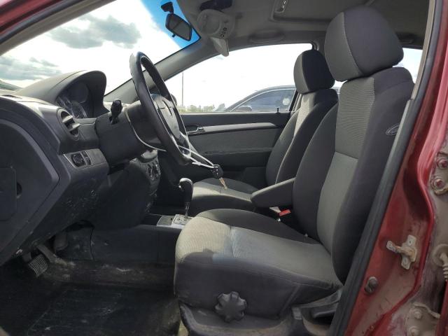 3G1TC6DG8BL106242 - 2011 CHEVROLET AVEO LT RED photo 7