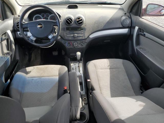 3G1TC6DG8BL106242 - 2011 CHEVROLET AVEO LT RED photo 8