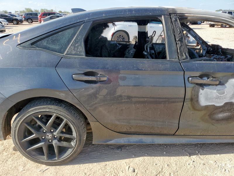 2HGFE2F54NH600163 - 2022 HONDA CIVIC SPORT GRAY photo 10