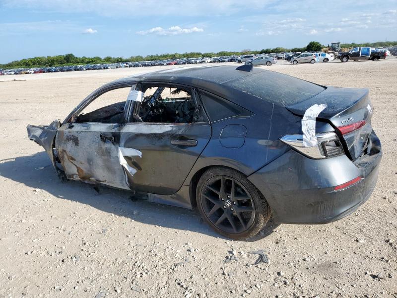 2HGFE2F54NH600163 - 2022 HONDA CIVIC SPORT GRAY photo 2