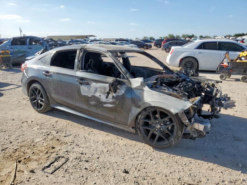 2HGFE2F54NH600163 - 2022 HONDA CIVIC SPORT GRAY photo 4