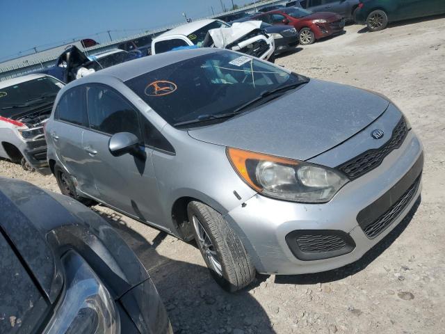 KNADM5A35D6155574 - 2013 KIA RIO LX SILVER photo 4