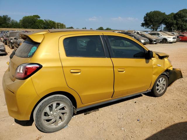 ML32AUHJXNH002814 - 2022 MITSUBISHI MIRAGE ES YELLOW photo 3