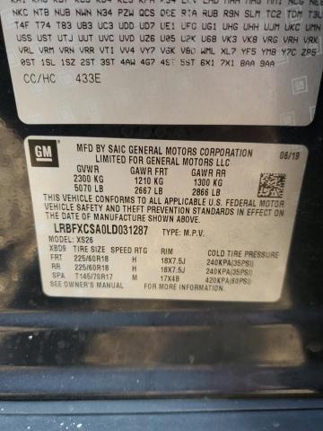LRBFXCSA0LD031287 - 2020 BUICK ENVISION ESSENCE Qara foto 13