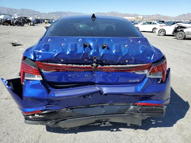 KMHLN4AJ7PU051782 - 2023 HYUNDAI ELANTRA LIMITED BLUE photo 6