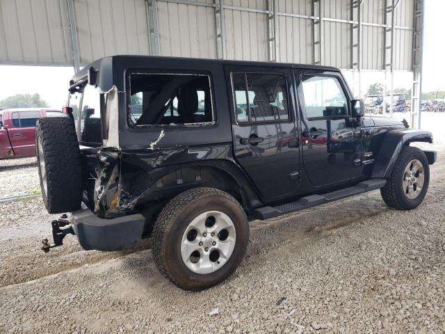 1C4HJWEG0DL607447 - 2013 JEEP WRANGLER UNLIMITED SAHARA BLACK photo 3