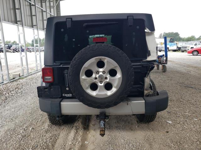 1C4HJWEG0DL607447 - 2013 JEEP WRANGLER UNLIMITED SAHARA BLACK photo 6