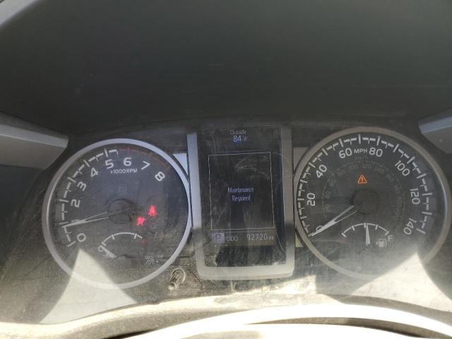 5TFAX5GN6GX070263 - 2016 TOYOTA TACOMA DOUBLE CAB CHARCOAL photo 9