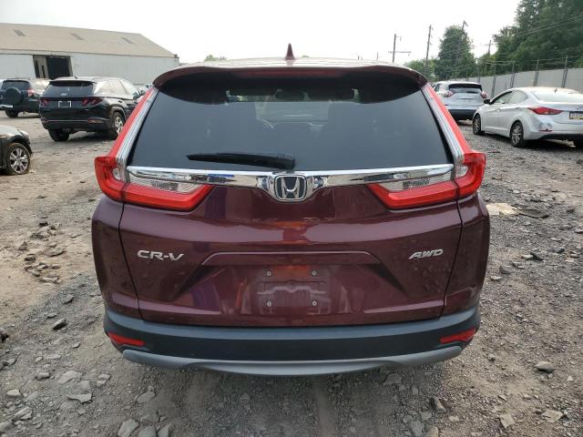 2HKRW2H87JH675859 - 2018 HONDA CR-V EXL ბურგუნდია ფოტო 6