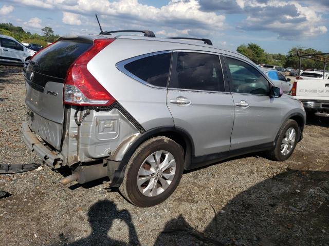 JHLRM4H79CC010570 - 2012 HONDA CR-V EXL SILVER photo 3