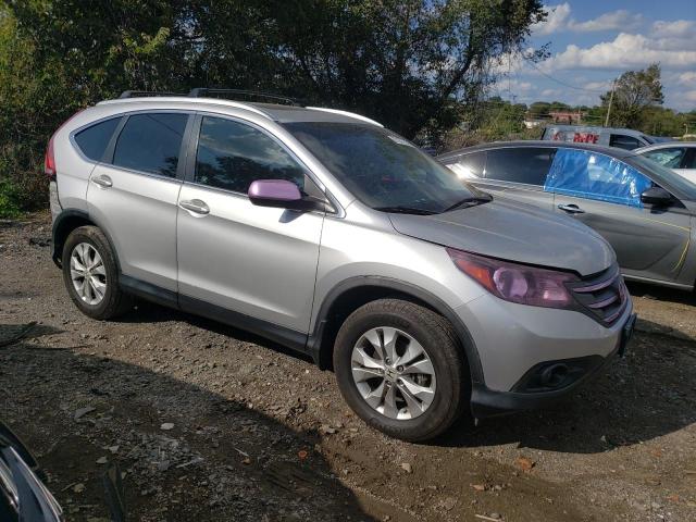 JHLRM4H79CC010570 - 2012 HONDA CR-V EXL SILVER photo 4