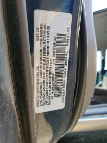 4S3BH665316658904 - 2001 SUBARU LEGACY OUTBACK Azul foto 12