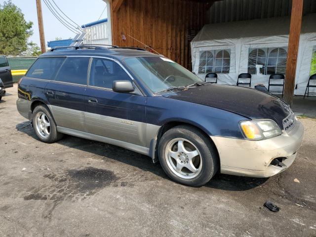 4S3BH665316658904 - 2001 SUBARU LEGACY OUTBACK Azul foto 4