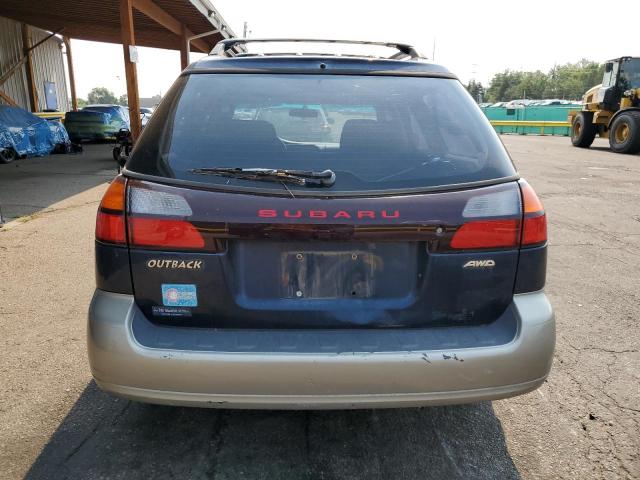 4S3BH665316658904 - 2001 SUBARU LEGACY OUTBACK Azul foto 6