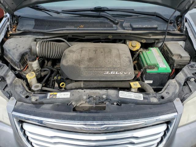 2C4RC1BG5ER318921 - 2014 CHRYSLER TOWN & COU TOURING SILVER photo 12