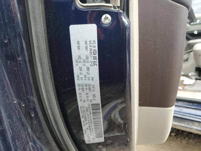 2C4RC1EG1HR656882 - 2017 CHRYSLER PACIFICA TOURING L PLUS BLUE photo 12