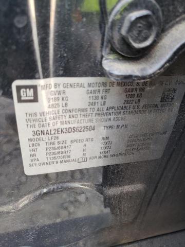 3GNAL2EK3DS622504 - 2013 CHEVROLET CAPTIVA LS 黑色 照片 13