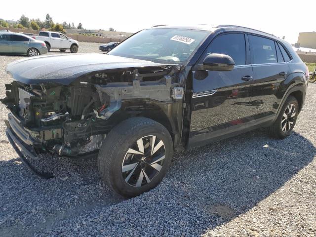 1V2DC2CA1NC212175 - 2022 VOLKSWAGEN ATLAS CROS SE შავი ფოტო 1