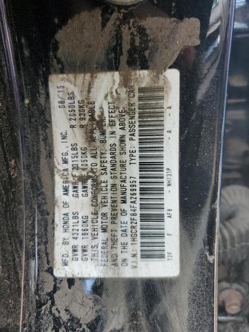 1HGCR2F84FA269957 - 2015 HONDA ACCORD EXL 黑色 照片 13