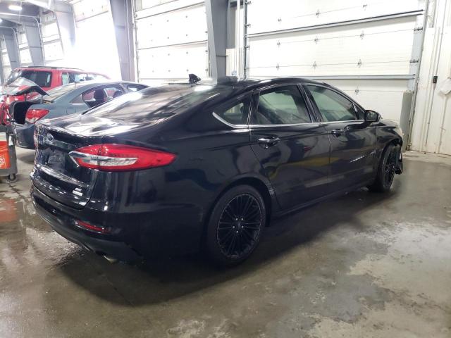 3FA6P0HD8LR170548 - 2020 FORD FUSION SE BLACK photo 3