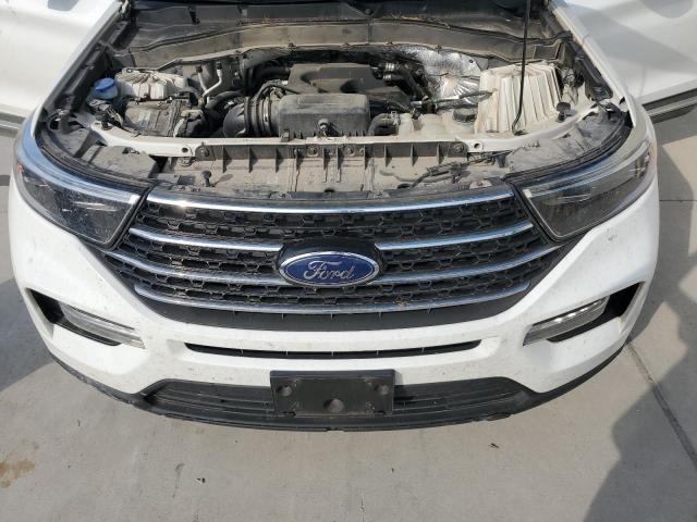 1FMSK8DH9LGA23527 - 2020 FORD EXPLORER XLT WHITE photo 12