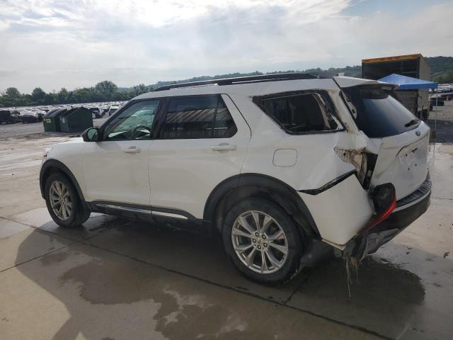 1FMSK8DH9LGA23527 - 2020 FORD EXPLORER XLT WHITE photo 2