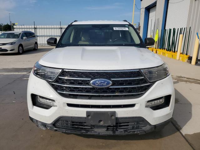1FMSK8DH9LGA23527 - 2020 FORD EXPLORER XLT WHITE photo 5