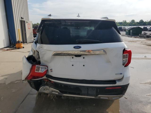 1FMSK8DH9LGA23527 - 2020 FORD EXPLORER XLT WHITE photo 6