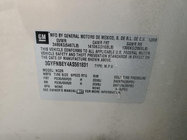 3GYFNBEY4AS561831 - 2010 CADILLAC SRX PERFORMANCE COLLECTION Brun photo 13