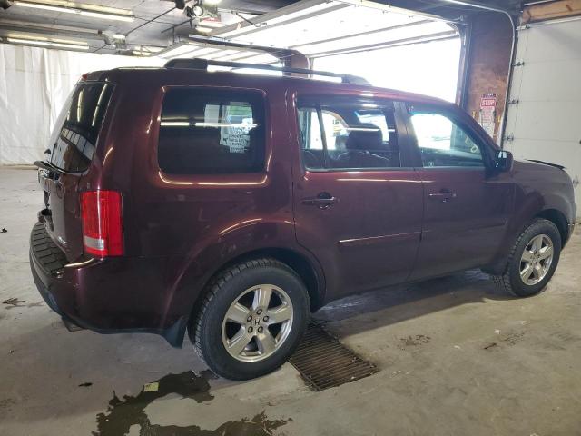 5FNYF4H5XBB061644 - 2011 HONDA PILOT EXL BURGUNDY photo 3