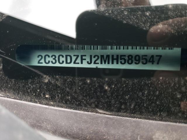2C3CDZFJ2MH589547 - 2021 DODGE CHALLENGER R/T SCAT PACK BLACK photo 12