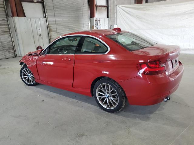 WBA1F7C52FVX96214 - 2015 BMW 228 XI RED photo 2
