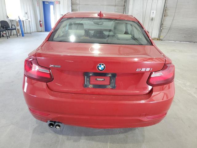 WBA1F7C52FVX96214 - 2015 BMW 228 XI RED photo 6