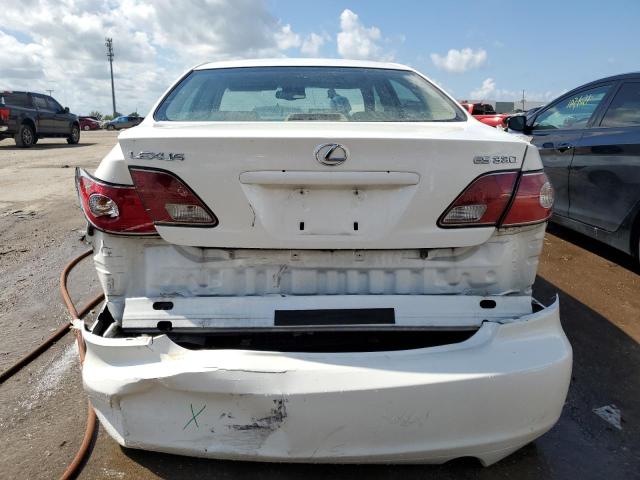 JTHBA30G945026947 - 2004 LEXUS ES 330 WHITE photo 6