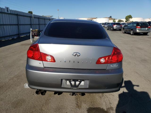 JNKCV51FX6M612706 - 2006 INFINITI G35 SILVER photo 6