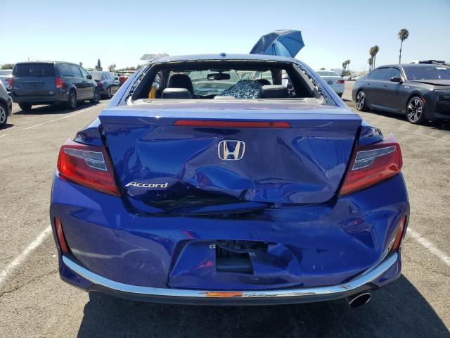 1HGCT1B85HA002282 - 2017 HONDA ACCORD EXL BLUE photo 6