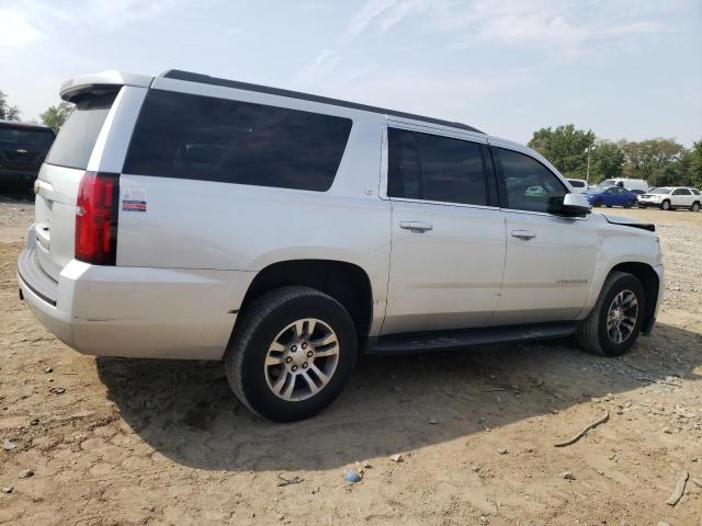 1GNSKHKCXKR371133 - 2019 CHEVROLET SUBURBAN K1500 LT SILVER photo 3