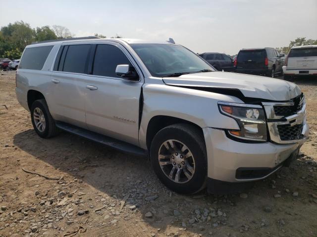 1GNSKHKCXKR371133 - 2019 CHEVROLET SUBURBAN K1500 LT SILVER photo 4