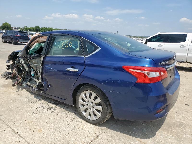 3N1AB7AP0JY212622 - 2018 NISSAN SENTRA S 蓝色 照片 2